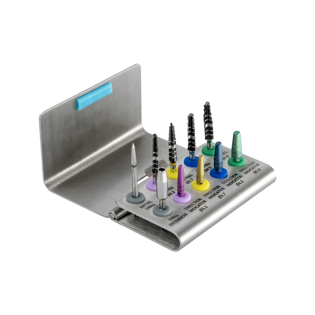Dental Standard Guided Surgery Drills Kit – Stainless Steel – Compatible With Leading Implant Brands – GSKP
