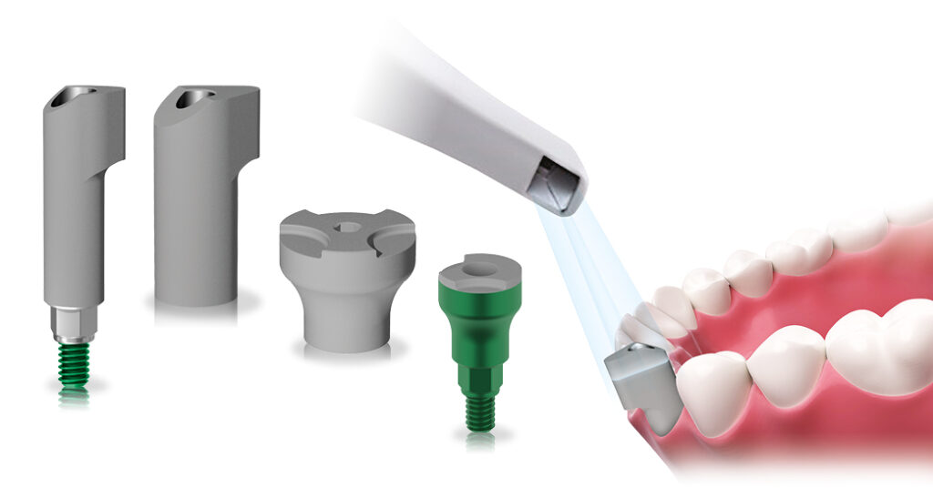 Scan body and intraoral scanner for dental implants