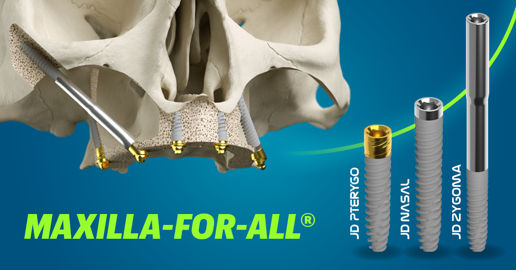 Soluzioni integrate JDentalCare: il protocollo Maxilla-For-All® per la riabilitazione del mascellare atrofico